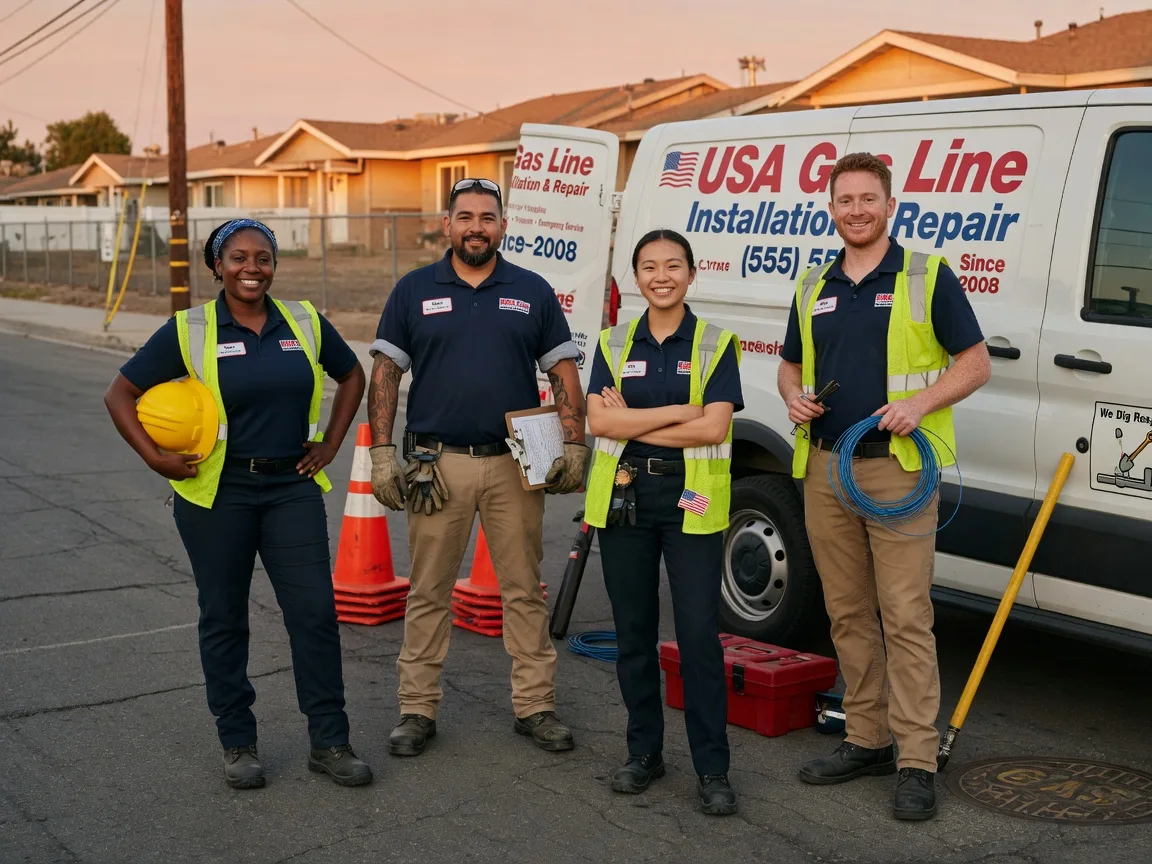 Gas Line Installation company in Quakake, PA